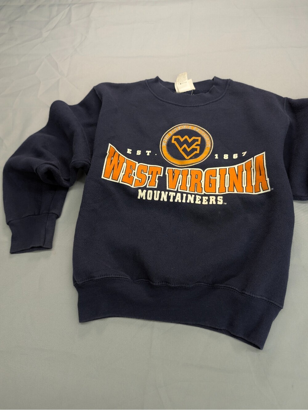 West Virginia Mountaineers Crewneck Sweatshirt Medium Youth